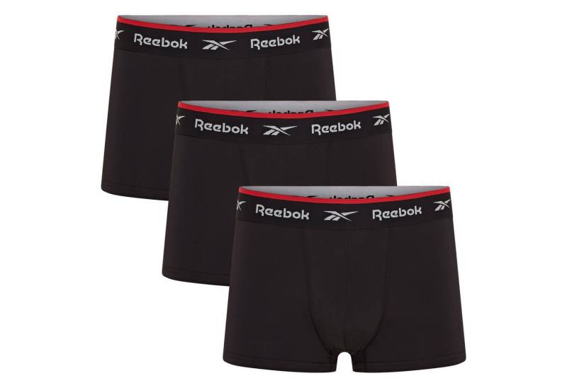 Reebok Trunk REDGRAVE (3er-Pack) basic, bequem, atmungsaktiv, mit Logo, breiter Bund von Reebok
