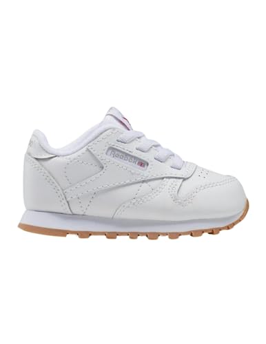Reebok Unisex Baby CL LTHR Sneaker, FTWWHT/FTWWHT/RBKG02, 24 EU von Reebok
