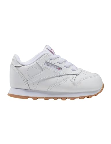 Reebok Unisex Baby CL LTHR Sneaker, FTWWHT/FTWWHT/RBKG02, 26 EU von Reebok