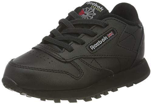 Reebok Unisex Baby Classic Leather Sneaker, Core Black/Core Black/Core Black, 20 EU von Reebok