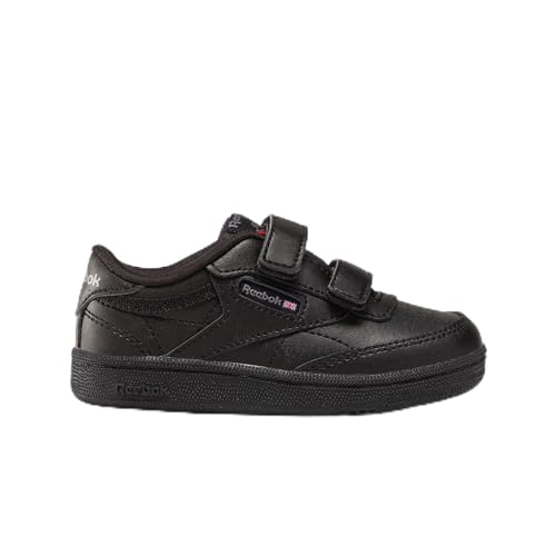 Reebok Unisex Baby Club C 2V 2.0 Sneaker, CBLACK/CBLACK/PUGRY5, 21.5 EU von Reebok