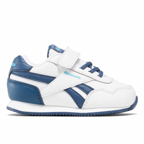 Reebok Unisex Baby ROYAL CL Jog 3.0 1V Sneaker, FTWWHT/UNIBLU/BOLCYA, 21 EU von Reebok