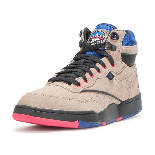 Reebok Unisex Bb 4000 Ii Mid Sneaker, Ash/Night Black/Classic Cobalt, 44.5 EU von Reebok