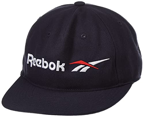 Reebok Unisex Cl Vector Flat Peak Mainimal Cap Verschluss, Marineblau/Marineblau, M von Reebok