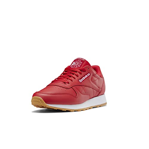 Reebok Unisex Classic Leather Sneaker, Reefresh Vector Red/White/Gum, 14 US Men von Reebok