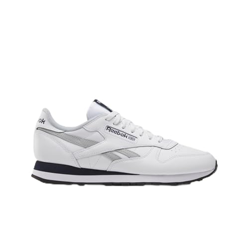 Reebok Unisex Classic Leather Sneaker, WHITE/PUGRY3/VECNAV, 40 EU von Reebok