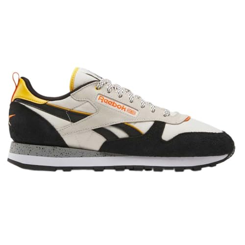 Reebok Unisex Classic Leather Sneaker,Alabaster Black Fiercegold,41 EU von Reebok