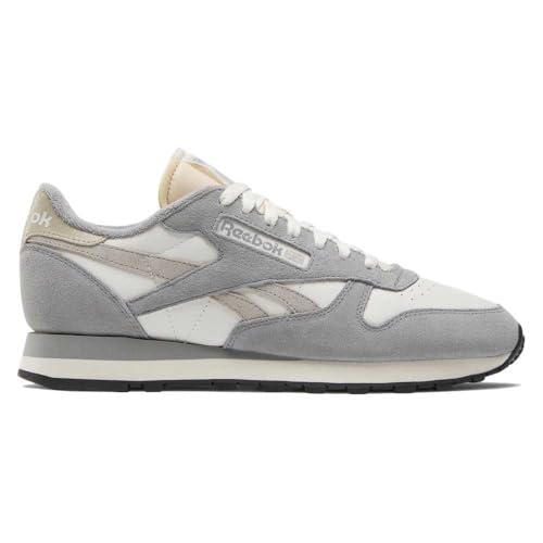 Reebok Unisex Classic Leather Sneaker,Chalk Grey 3 Moonstone,34 EU von Reebok