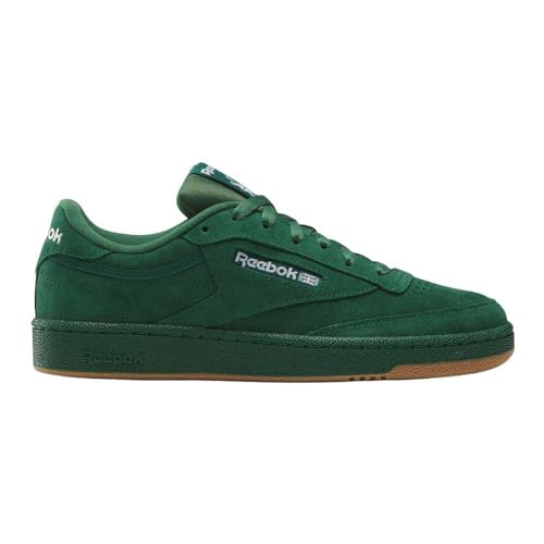 Reebok Unisex Club C 85 Sneaker, DRKGRN/FTWWHT/RBKLE3, 45.5 EU von Reebok