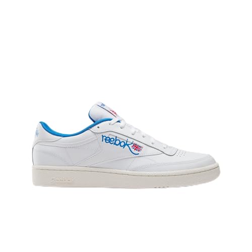 Reebok Unisex Club C 85 Sneaker, FTWWHT/Chalk/KINBLU, 38 EU von Reebok