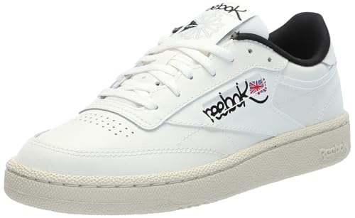 Reebok Unisex Club C 85 Sneaker, Kreide/Papierweiß/Kernschwarz, 38 EU von Reebok