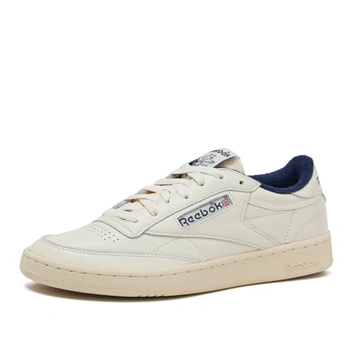 Reebok Unisex Club C 85 Vintage Sneaker, Chalk/Alabaster/Vector Navy, 34 EU Reebok Unisex Club C 85 Vintage Sneaker, Chalk/Alabaster/Vector Navy, 34 EU von Reebok