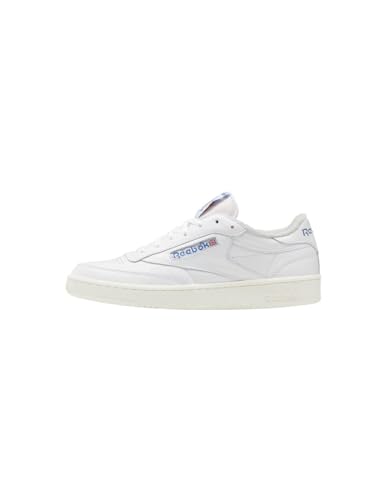 Reebok Unisex Club C 85 Vintage Sneaker, FTWR White Chalk Vector Blue, 46 EU von Reebok