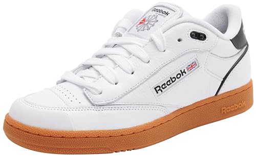 Reebok Unisex's Club C Bulc Sneaker, FTWR White Black Rubber Gum 03, 45 EU von Reebok