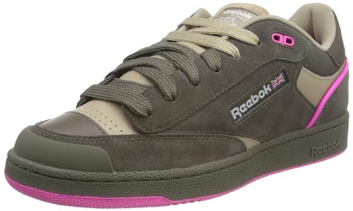 Reebok Unisex Club C Bulc Sneaker, Fugenmörtel F23 Boulder Beige F23 Laser Pink F23, 44 EU von Reebok