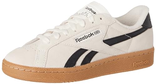 Reebok Unisex Club C Grounds UK Sneaker, Chalk/Core Black Rubber Gum 04, 44.5 EU von Reebok