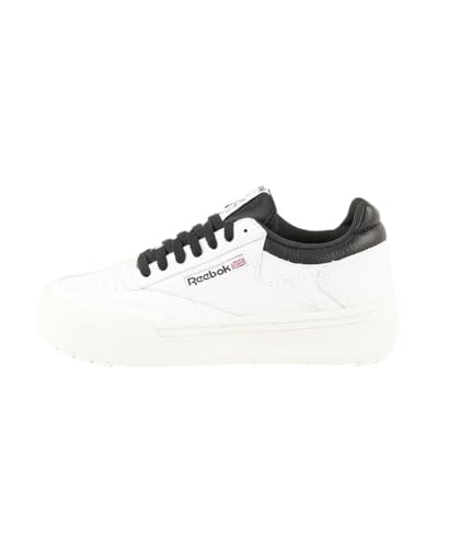Reebok Unisex Club C MEGACOURT Sneaker, White/Chalk/Black, 39 EU von Reebok