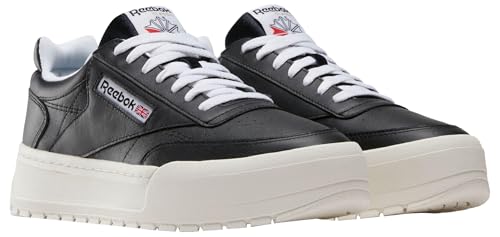 Reebok Unisex Club C MEGACOURT Tennisschuhe, Schwarz/Kreide/Weiß, 43 EU, Schwarz, Kreide, Weiß, 43 EU Reebok Unisex Club C MEGACOURT Tennisschuhe, Schwarz/Kreide/Weiß, 43 EU, Schwarz, Kreide, Weiß, 43 EU von Reebok