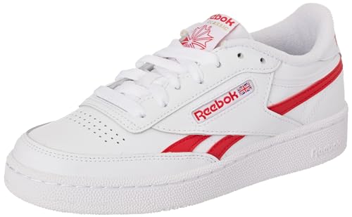 Reebok Unisex Club C Revenge Sneaker, FTWR White/Vector Red/FTWR White, 34.5 EU von Reebok