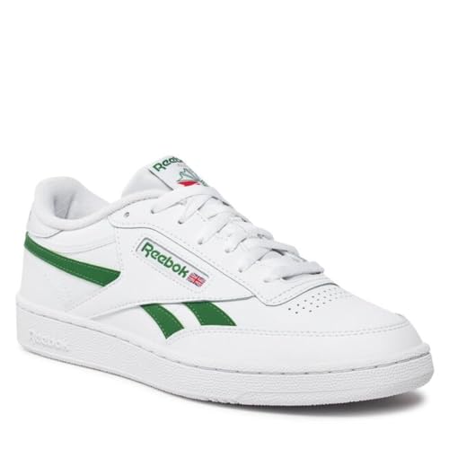 Reebok Unisex Club C Revenge Sneaker, FTWR White Glen Green FTWR White, 34.5 EU von Reebok