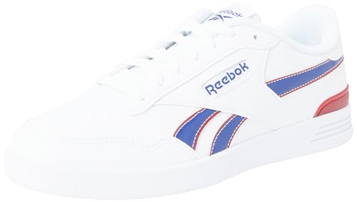 Reebok Unisex Court Advance Clip Sneaker, FTWR White Classic Cobalt Flash Red, 40.5 EU von Reebok