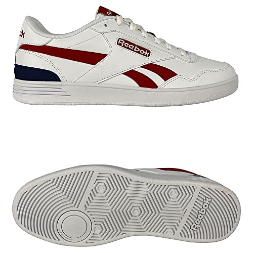 Reebok Unisex Court Advance Clip Sneaker,Ftwwht Flasrd Vecnav,37.5 EU von Reebok