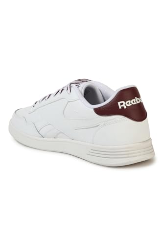 Reebok Unisex Court Advance Sneaker, FTWR White Classic Maroon F23 Core Black, 40.5 EU von Reebok