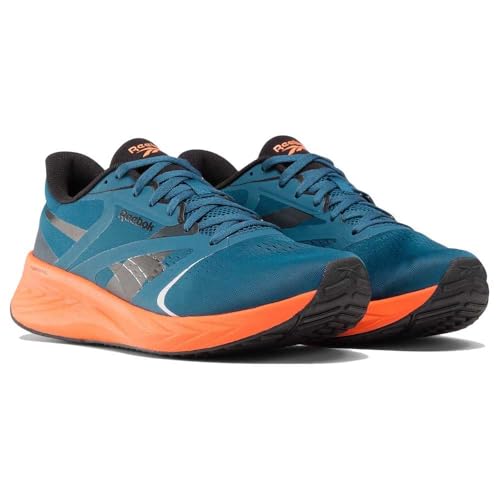 Reebok Unisex's Energen Tech Plus 2 Sneaker, Escape Blue Black Super Coral, 45.5 EU von Reebok