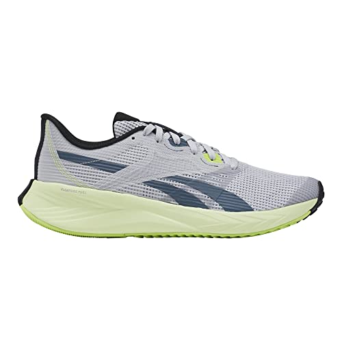 Reebok Unisex-Erwachsene Energen Tech Plus Sneaker, Solid Grey/Hoops Blue/Laser Lime, 5 Women/5 Men von Reebok