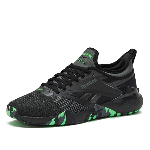 Reebok Nano Court Sport Herren Pickleball oder Tennisschuhe für Herren, Schwarz/Grau 5, 42.5 EU von Reebok