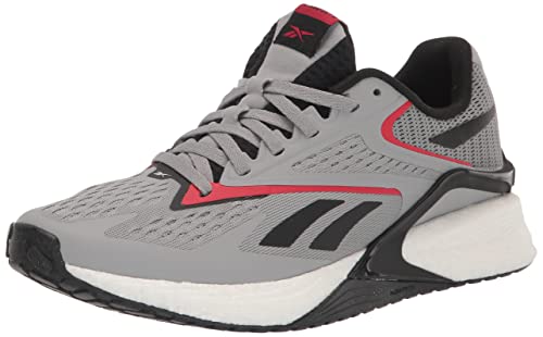 Reebok Unisex-Erwachsene Speed 22 Tr Sneaker, Pure Grey/Black/Vector Red, 6 Women/4.5 Men von Reebok