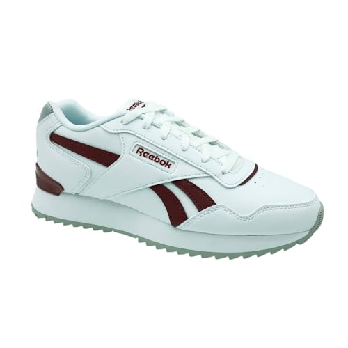 Reebok Unisex Glide Ripple Clip Sneaker,White Rich Maroon Grey 1,40.5 EU von Reebok