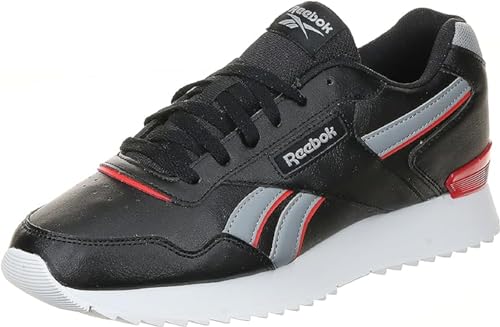 Reebok Unisex Glide Ripple Clip Sneaker, Cblack Pugry4 Dynred, 42.5 EU von Reebok