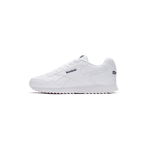 Reebok Unisex Glide Ripple Clip Sneaker, FTWR White FTWR White Vector Navy, 44 EU von Reebok