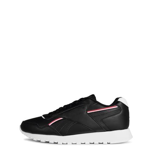 Reebok Unisex Glide Vegan Sneaker, Core Black FTWR White Vector Red, 42 EU von Reebok