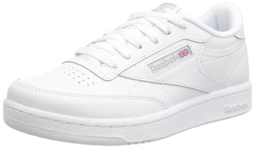 Reebok Unisex-Kinder Club C Sneaker Low Hals, Elfenbein (White/Sheer Grey-int), 38 EU von Reebok