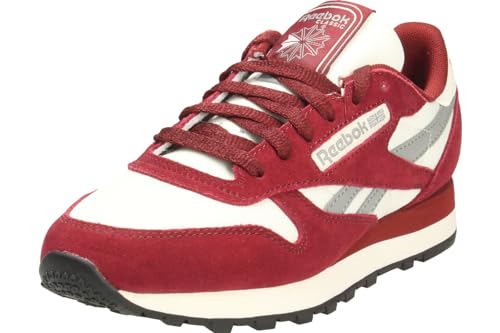 Reebok Unisex Klassisches Leder Laufschuhe, Rich Maroon Chalk Grey 3, 42.5 EU von Reebok