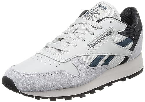 Reebok Unisex Klassisches Leder Sneaker,Steel Fog F23 Reifen Blau F23 Kaltgrau 6,34 EU von Reebok