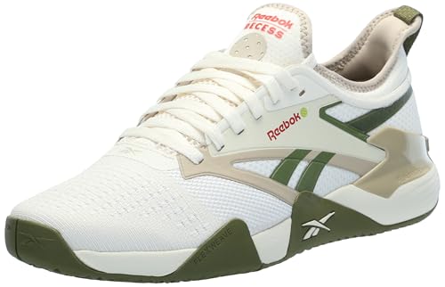 Reebok Unisex Nano Court Sneaker, Chalk/Beige/Green, 48.5 EU von Reebok