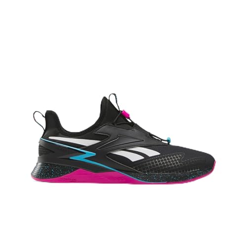 Reebok Unisex Nano X3 FRONING Sneaker, CBLACK/LASPIN/BOLCYA, 42.5 EU von Reebok