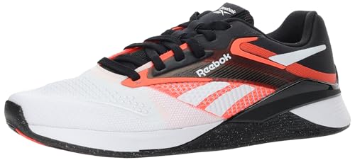 Reebok Unisex Nano X4 Sneaker, Black/FTWWHT/ORGFLA, 47 EU von Reebok