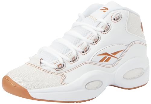 Reebok Unisex Question Mid Sneaker, FTWR White/Salted Caramel/FTWR White, 43 EU von Reebok