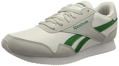 Reebok Unisex ROYAL CL Jogger 3 Sneaker, Pure Grey 2/Glen Green/FTWR White, 42.5 EU von Reebok