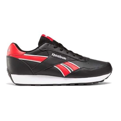 Reebok Unisex Rewind Run Laufschuhe, Black Vector Red White, 44.5 EU von Reebok