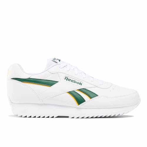 Reebok Unisex Rewind Run Ripple Sneaker, FTWWHT/DRKGRN/CLAYEL, 44 EU von Reebok