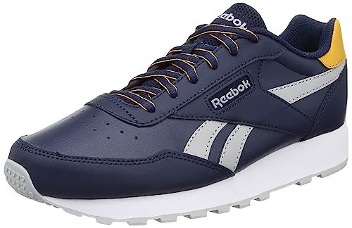 Reebok Unisex Rewind Run Sneaker, Vector Navy/Retro Gold F23-R/Pure Grey 3, 43 EU von Reebok