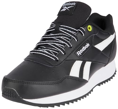 Reebok Unisex Rücklauf-Riffelung Sneaker, Core Black FTWR White Laser Lime F23 von Reebok