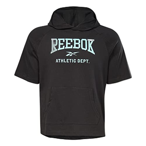 Reebok Unisex Wor Graphic Ss Hoodie Sweatshirts, Schwarz, L von Reebok