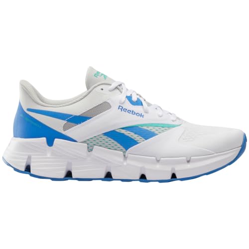 Reebok Unisex Zig DYNAMICA 5 Sneaker,White Kinetic Blue Grey 1,36 EU von Reebok