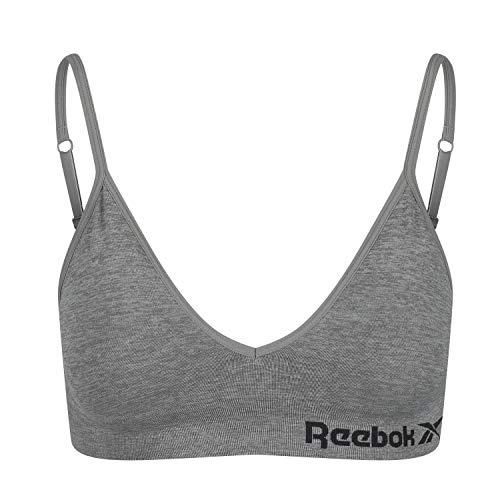 Reebok Women's Justine Training Bra, Grau, M von Reebok